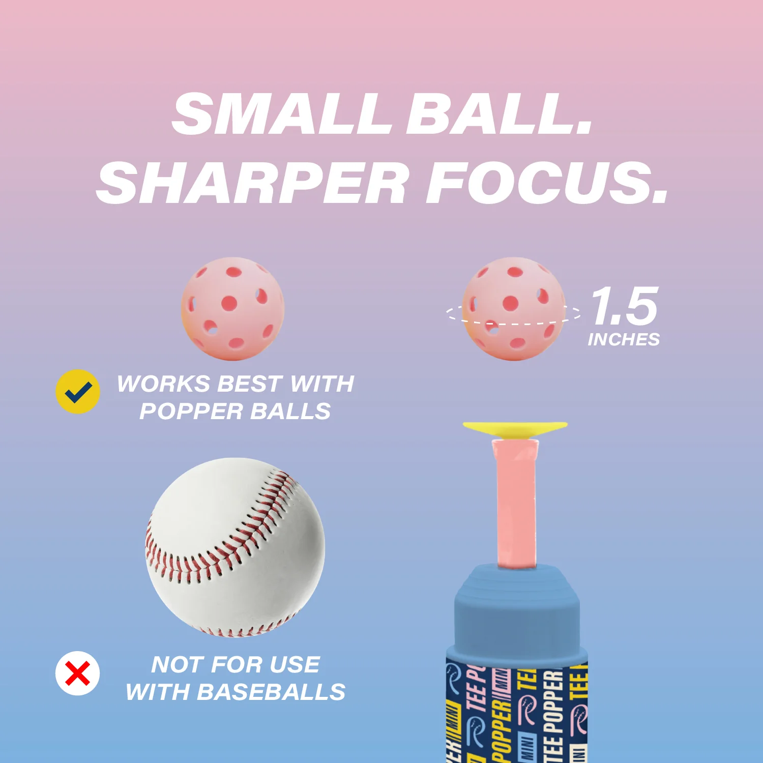 RAC Tee Popper Mini + 12 Ball Bundle - Image 7